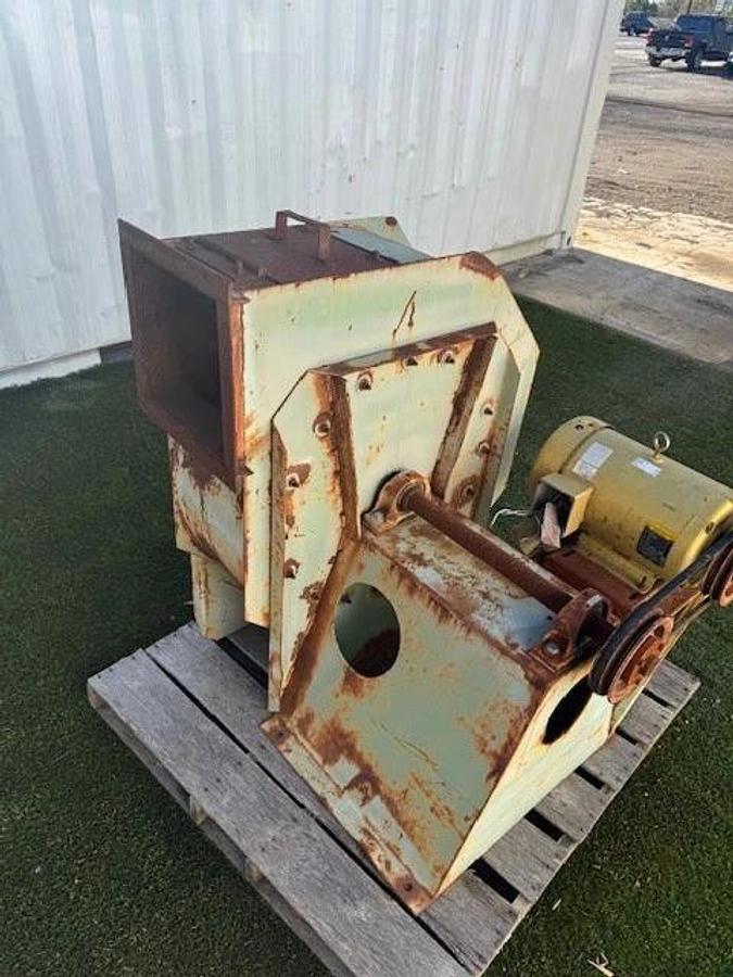 Used American Fan Co IE-13-MH, CCW Top Horizontal, Baldor 10Hp Motor @ 1770RPM, 575V