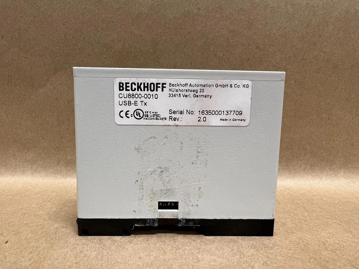 Used Beckhoff CU8800-0010 Extender Transmitter
