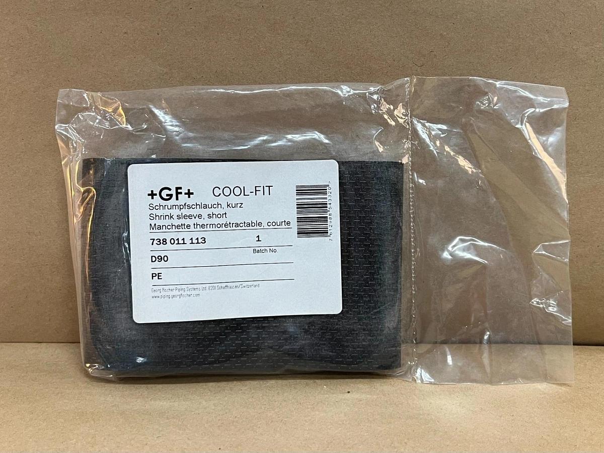 Used Georg Fischer 738 011 113 Cool-Fit Shrink Sleeve, D90 Sleeve Size, Lot of 8 *NEW