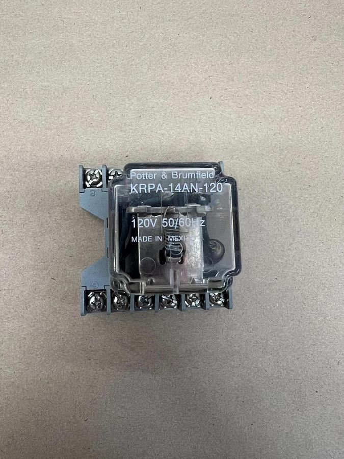 Used Potter & Brumfield KRPA-14AN-120 120V, 50/60Hz Relay - Lot of 5