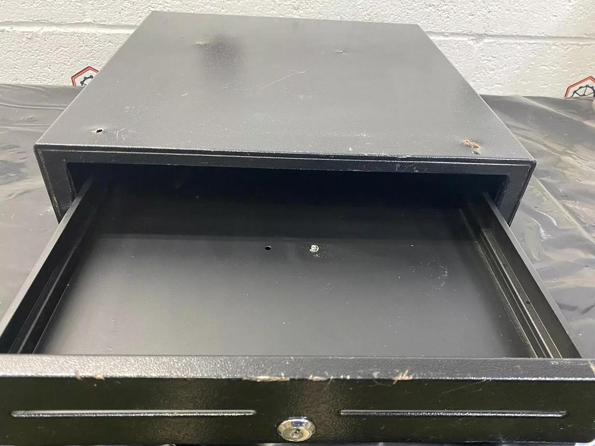 Used MMF Industries 225IM151644204 POS Printer Driven Cash Drawer (no key)