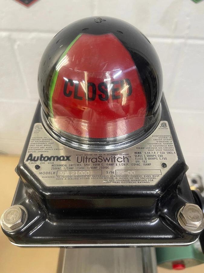 FlowServe AOK26222 Actuator Solenoid w/ Automax NXL21000 Ultra Switch