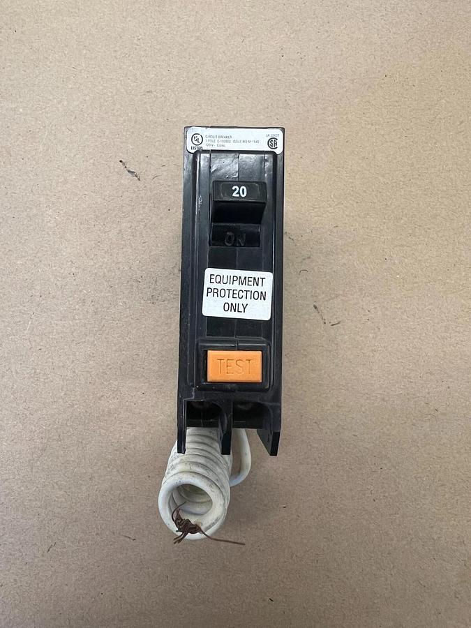 Used Eaton QBGFEP1020 20A Circuit Breaker