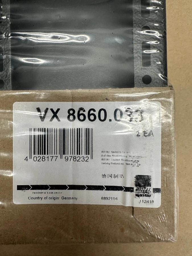 Used Rittal VX 8660.033 Trim Panels *FACTORY SEALED*