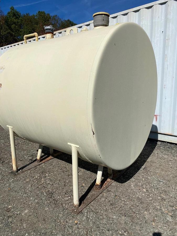 Used Modern Welding Co. 1000 Gallon Capacity Double Wall Above Ground Horizontal Tank