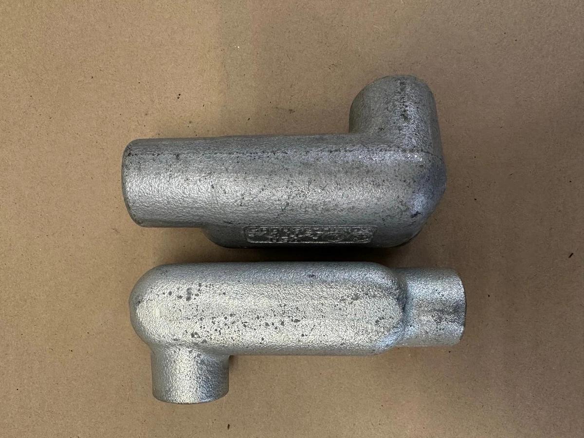 Used Crouse-Hinds LL27 3/4” Conduit - Lot of 2