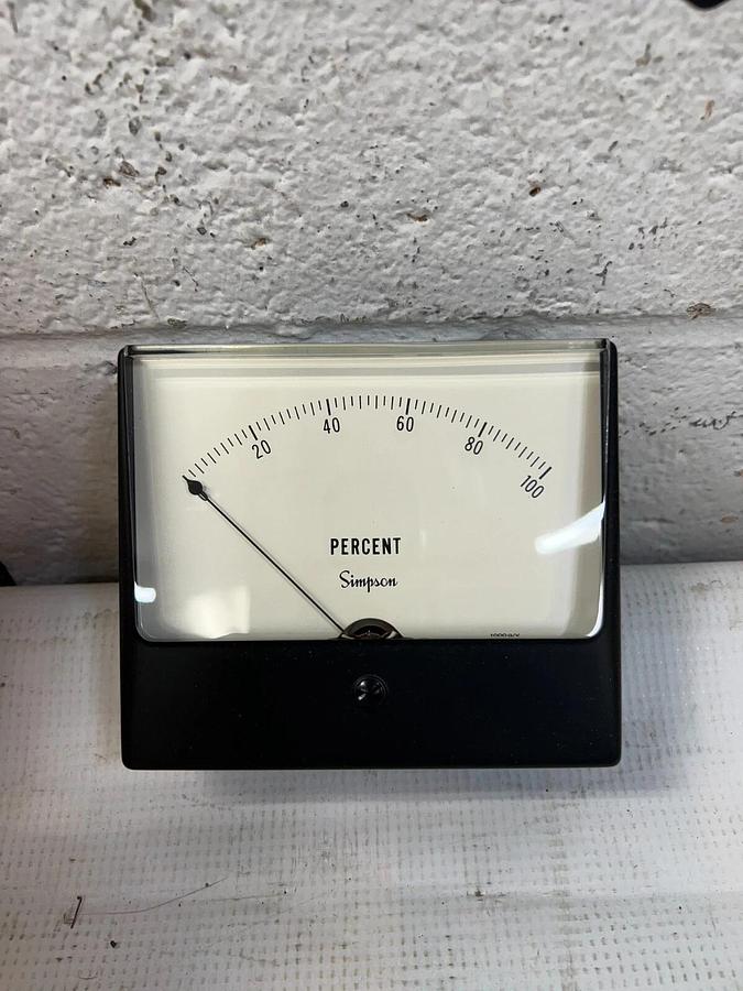 Used Simpson 9910 Panel Meter