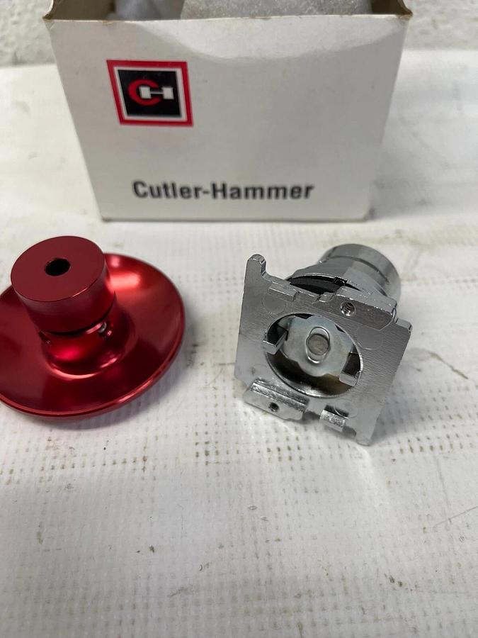 Used Cutler-Hammer 10250ED952 Pushbutton Oper. w/ Padlock Attach.