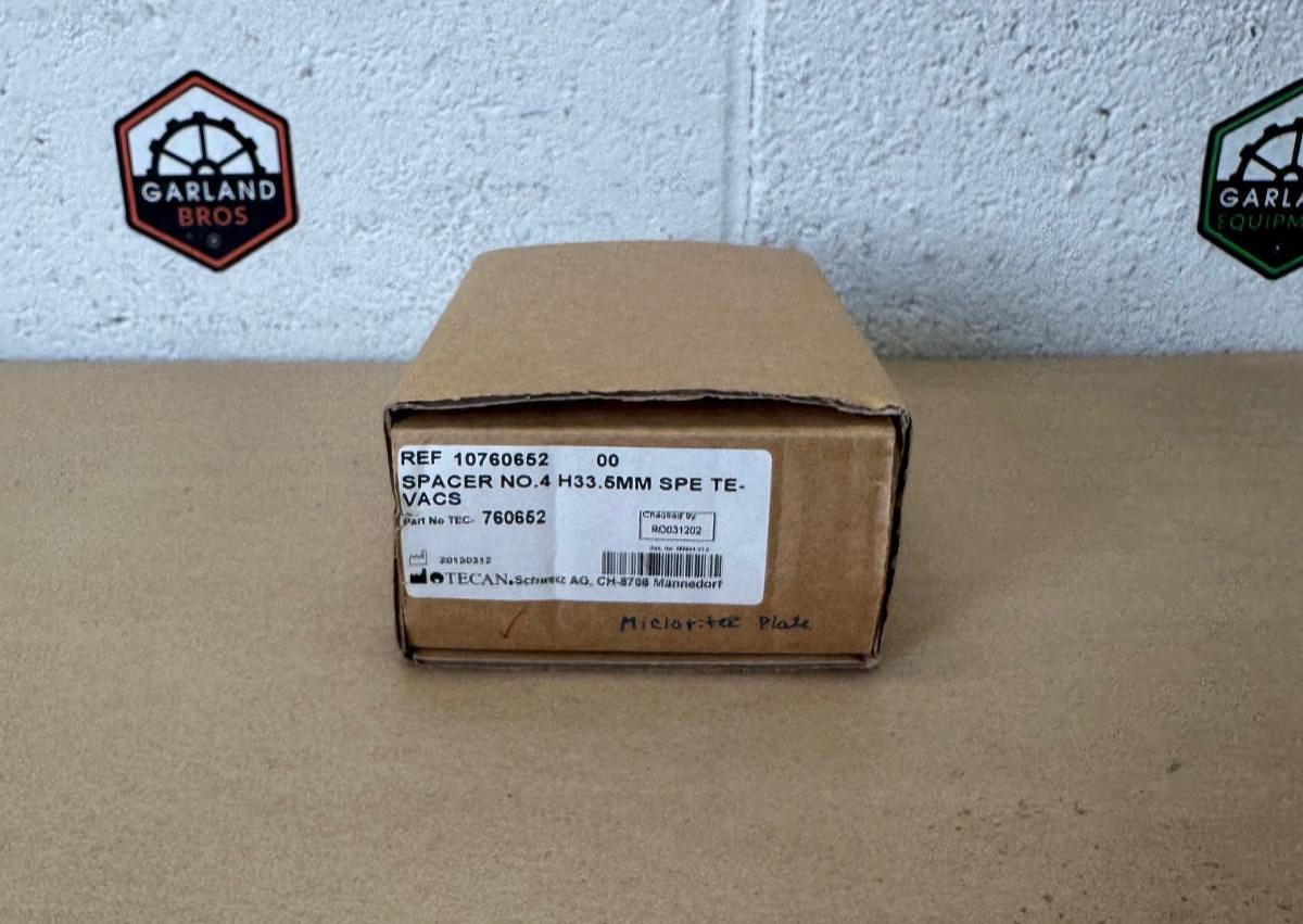 Used TECAN 10760652 Spacer NO.4 H33.5mm *FACTORY SEALED*