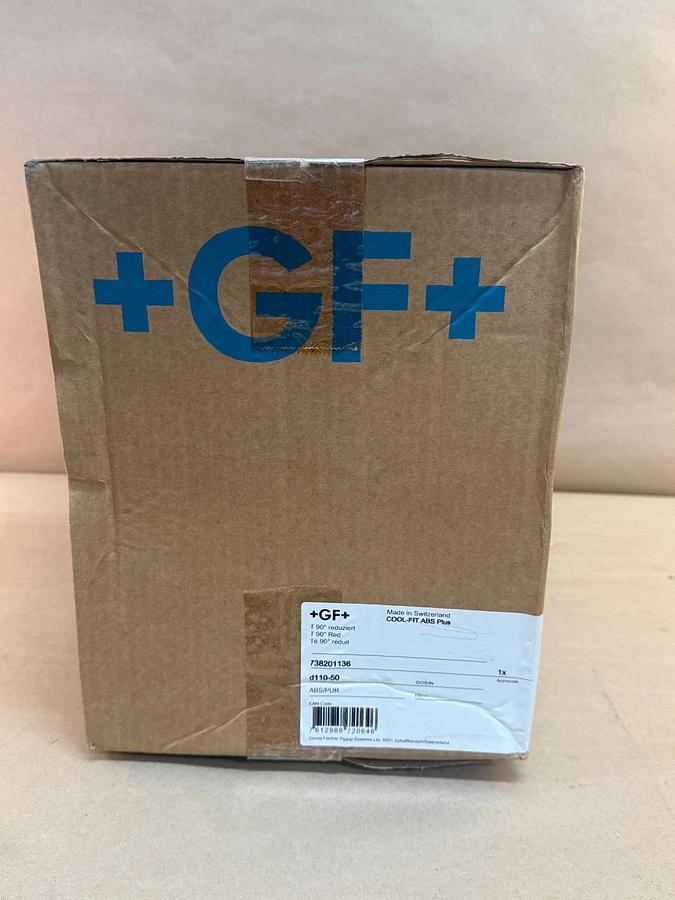 Used Georg Fischer Cool-Fit ABS Plus T 90° Red, 738201136 *NEW FACTORY SEALED*