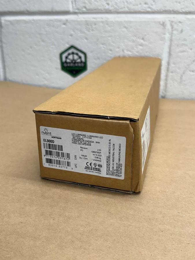 Used Nvent Hoffman EL900D LED Enclosure Light, 100-240V, 50/60Hz