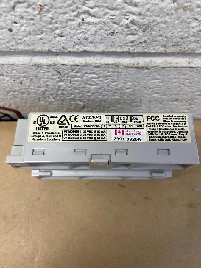 Used Sixnet VT-Modem, Industrial Modem