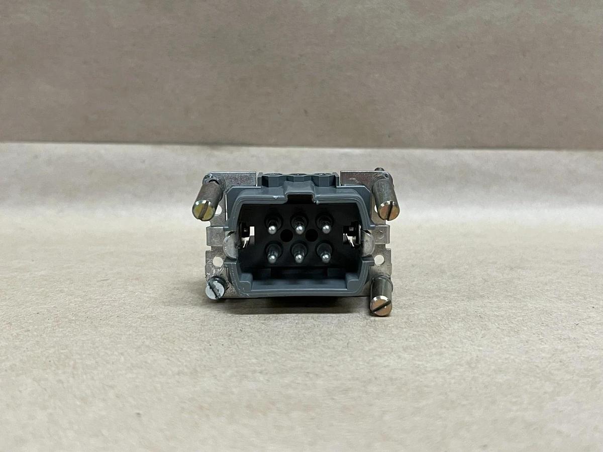 Used Wieland 70.310.0640 6-Pole Insert Connector - Lot of 9