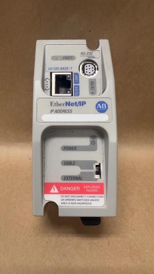 Used Allen Bradley 1761-NET-ENI Ser D Ethernet Interface
