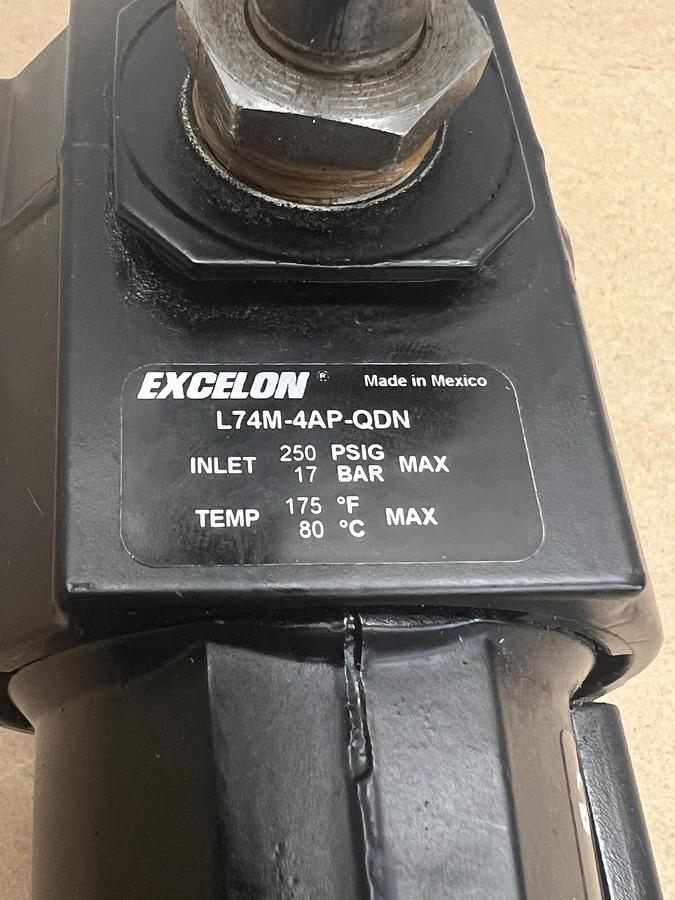 Used Norgren Excelon L74M-4AP-QDN Lubricator with Juniper Pneumatics