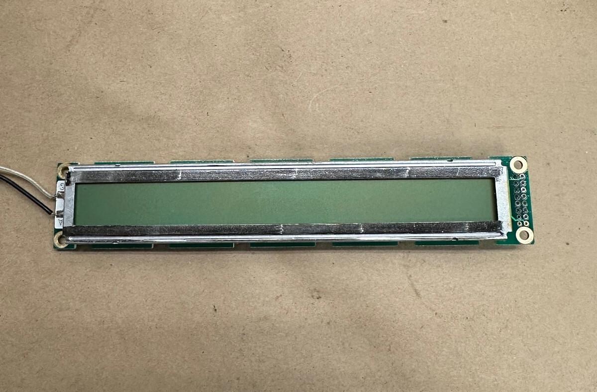 Used Purdy and Optoelectronics AND591GST-LED LCD Character Display