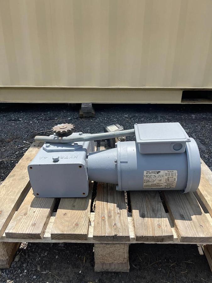 Used Hytrol 4A Right Hand Speed Reducer w/ 1 HP Reliance Electric AC Motor