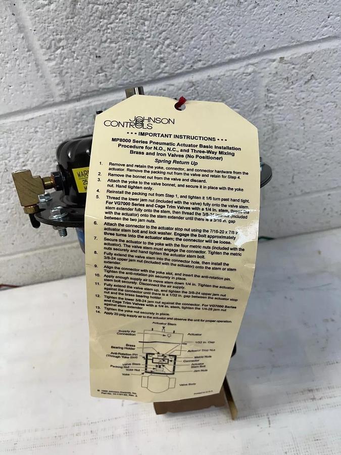 Used Johnson Controls MP821C Valve Actuator