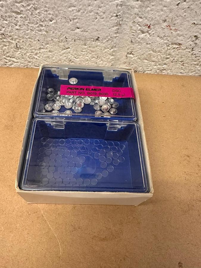 Used Perkin Elmer - Part NO. B019-8030 - Aluminum Sample Pans