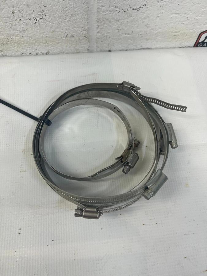 Used Hose Pipe Clamp Clips 84mm-152mm SS Hose Clamps, 6-set, Misc Fittings