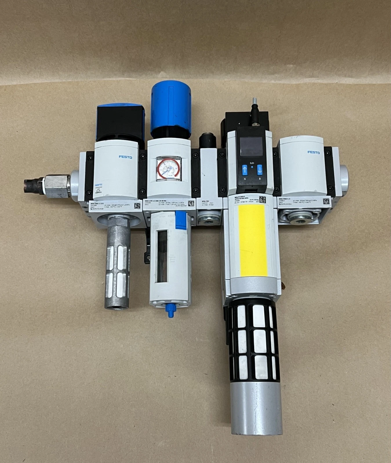 Used Festo MS6 Series Filter Regulator Assembly
