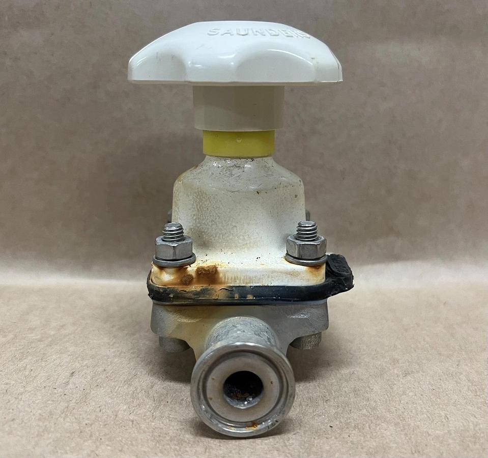Used Saunders/Crane 232489/001/016 316L, 1/2" Sanitary Diaphragm Valve