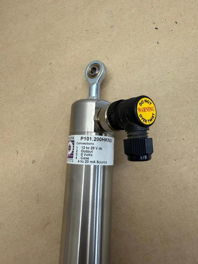 Used Positek Limited P101.200HkNU Linear Displacement Sensor *NEW*