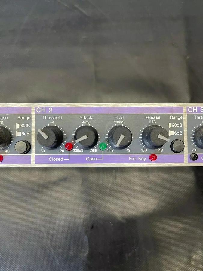 Used Aphex 105 Logic Assisted Gate, No Adapter, 4 channels, 24 VAC, 600 MA