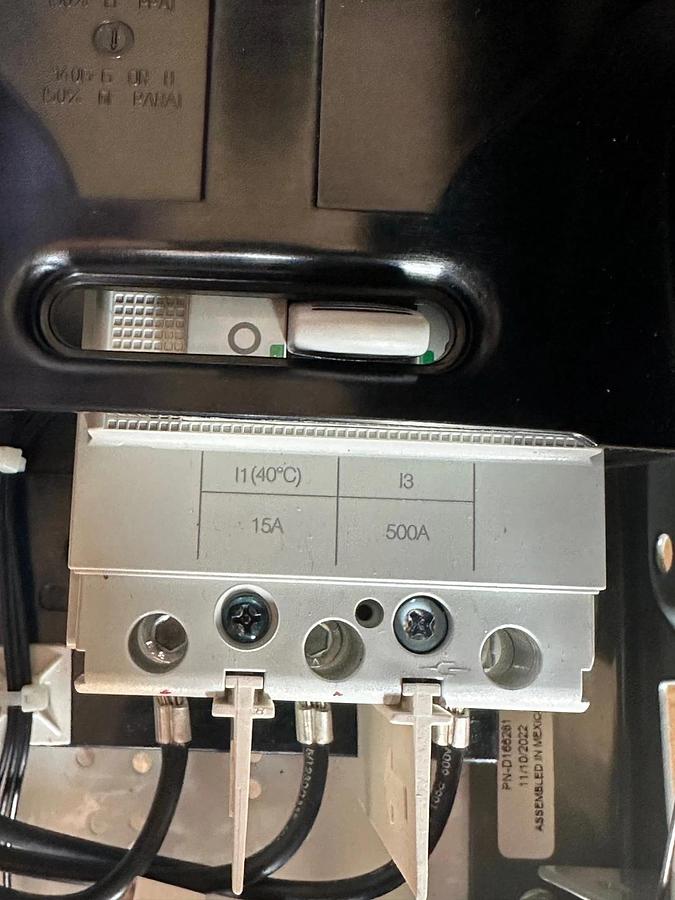 Used Allen Bradley MCC Bucket Size 1 Starter 500F-BO*930 15A Breaker 140G-G6C3-C15-KA