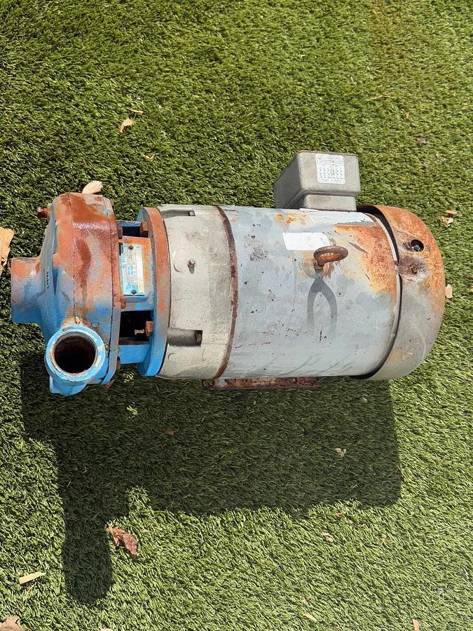 Used Baldor JMM3711T Industrial Motor, 10HP, 3450RPM, 230/460V, 3Ph, 215JM Frame 60Hz