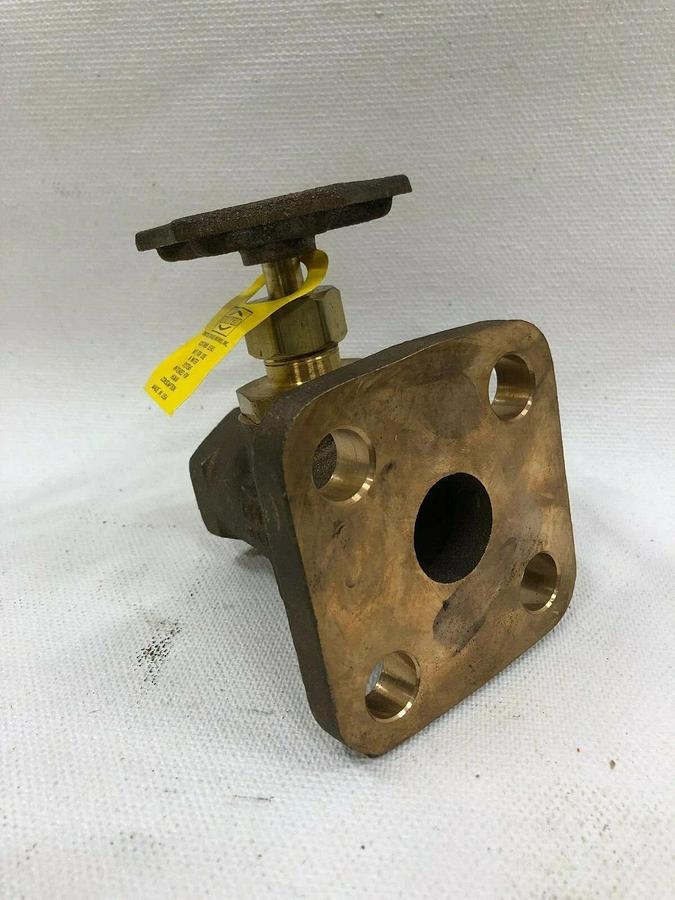 Used United Randleman 1” Brass Sampler Valve 150 WSP 30 WOG