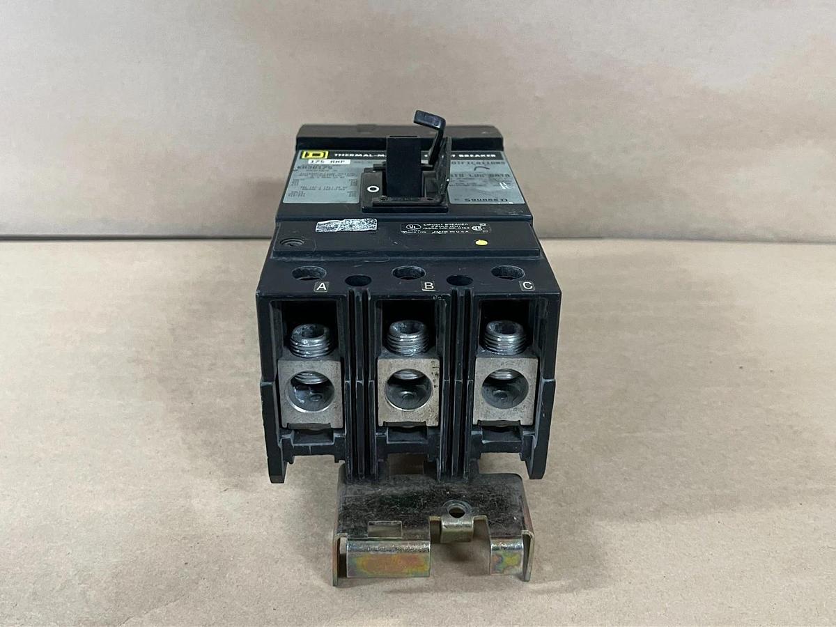 Used Square D KA36175 175A, 3-Pole, 600V Thermal Magnetic Circuit Breaker