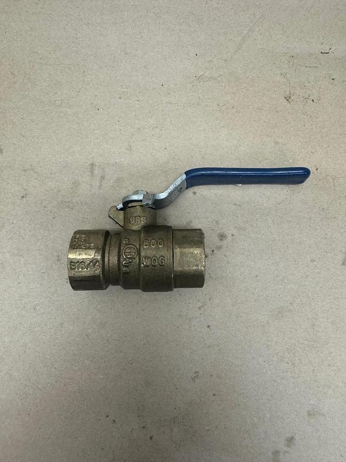 Used Milwaukee Valve B16.44 1/2” Brass Ball Valve 600 WOG