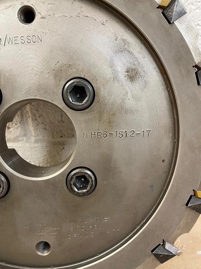 Used VR Wesson N HRG 1512-17 Top Notch Insert, Insert # SEC 634, Grade: VR77