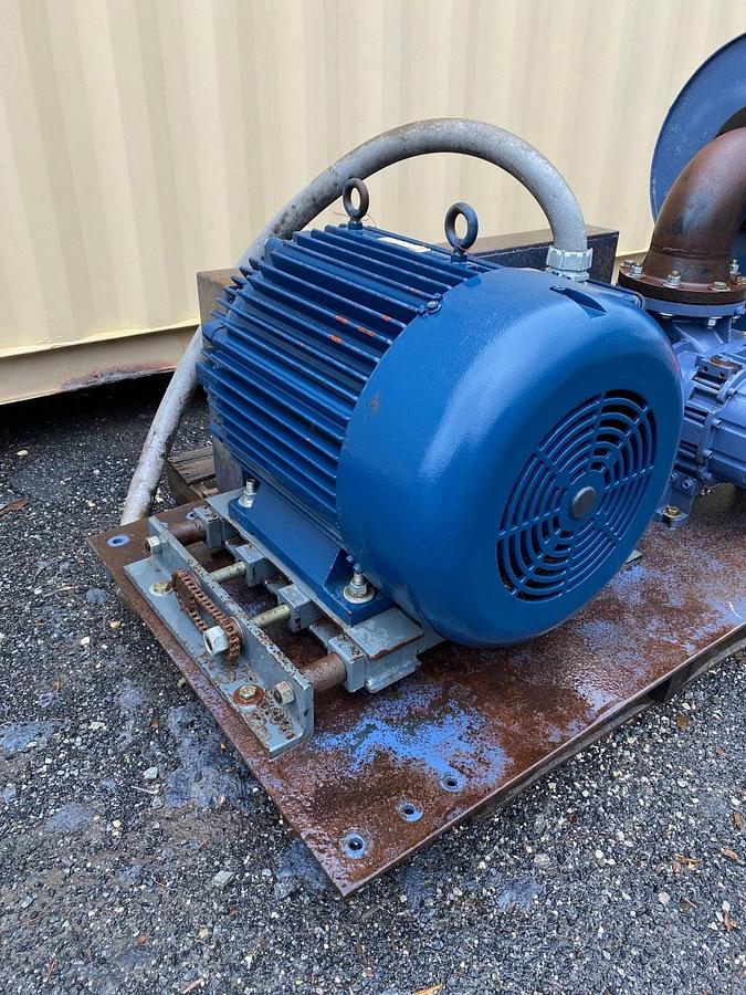 Used Robuschi RBS 85/V-UNI/ANSI Blower Package Marathon 100HP Motor HVM405TSTFS4001BT