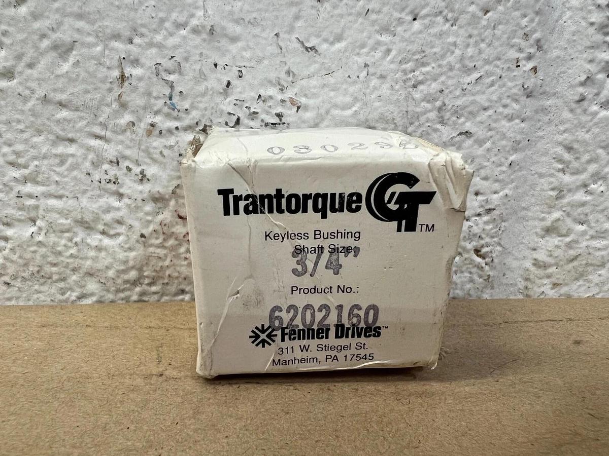 Used Trantorque 6202160 Keyless bushing shaft size 3/4” - NIB