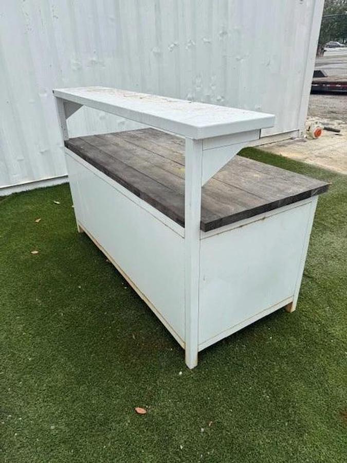 Used Imoaco 80”x36” Industrial Shop Desk, 4-Drawer (16”x20”) 36” Working Height