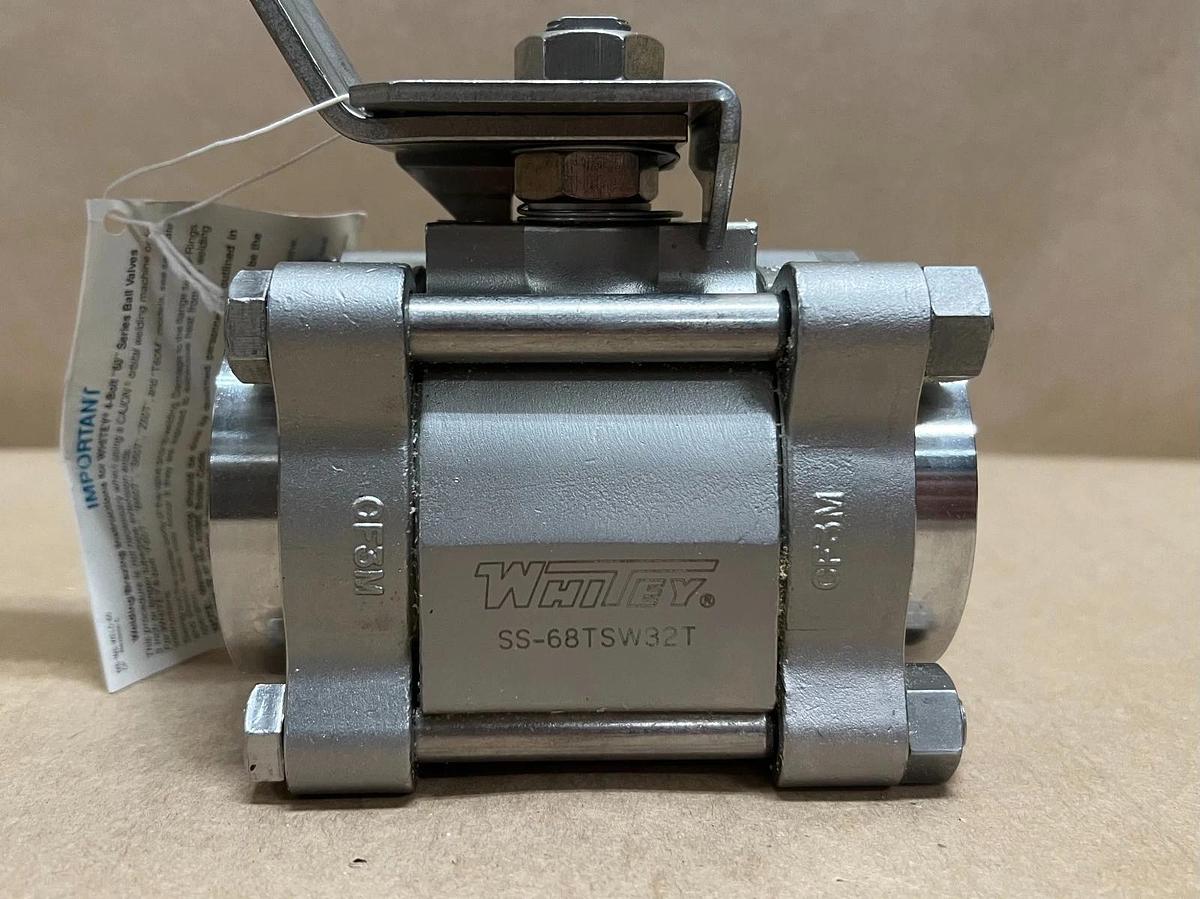 Whitey/Swagelok SS-68TSW32T 1500 PSI @100F, 2" Socket Weld Ball Valve