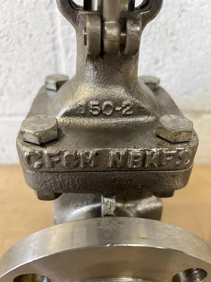 Used Kinka CF8M/316 Stainless Steel Globe Valve, Class 150 (2”)
