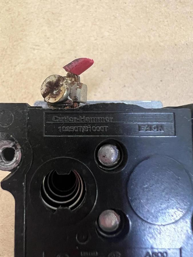 Used Cutler-Hammer 10250T/91000T Black Push Button