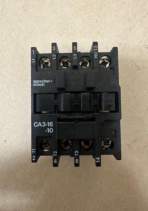 Used Sprecher + Schuh CA3-16-10 Contactor