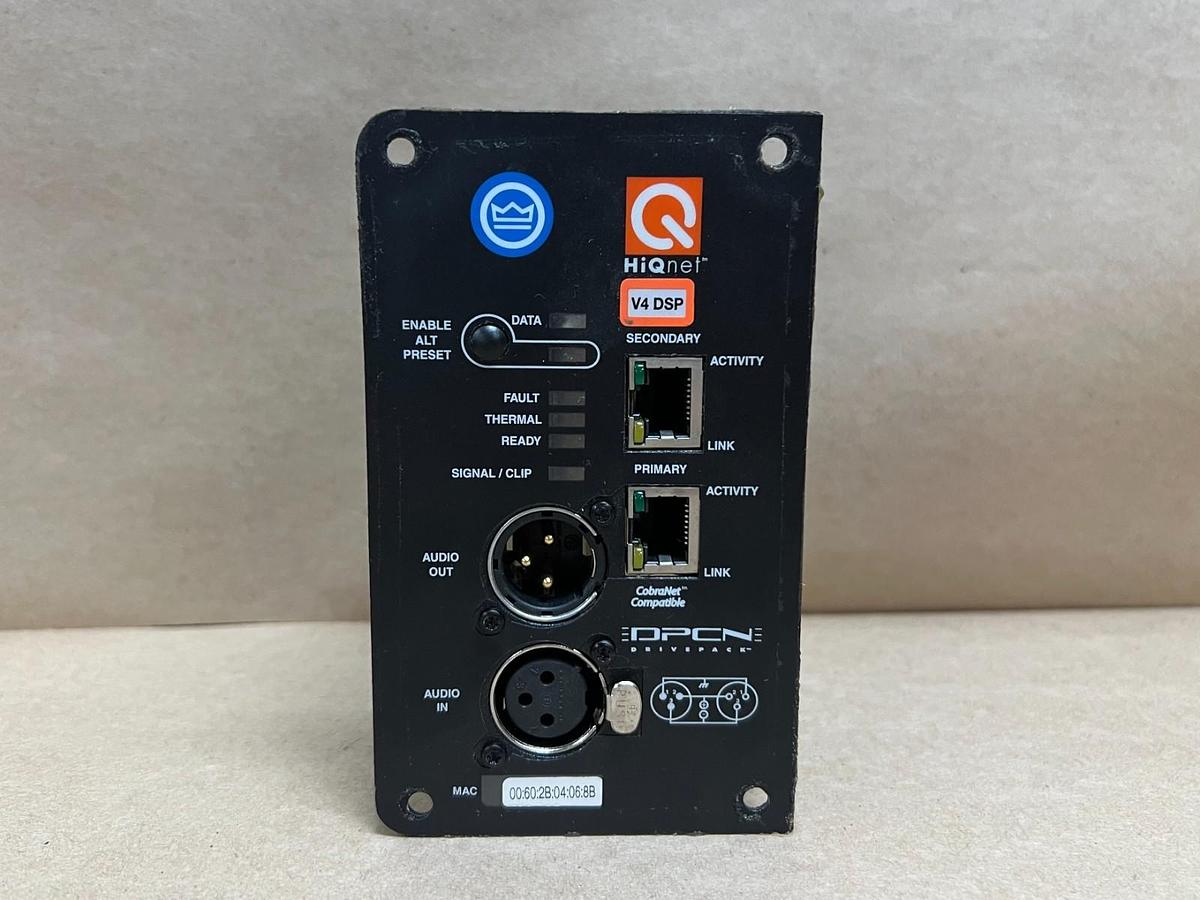 JBL Crown DPCN Drivepack Input Module, CobraNet HiQnet VT Series Card