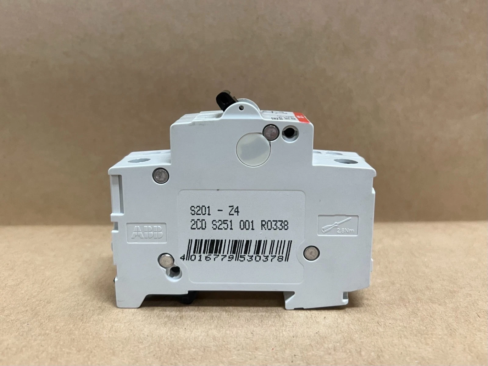 Used ABB S201-Z4A 1 Pole, 4A Miniature Circuit Breakers - Lot of 5