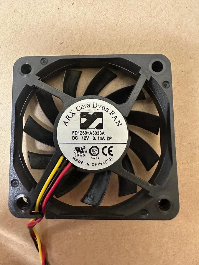 Used ARX CERA DYNA FD1260-A3033A Fan - Lot of 2