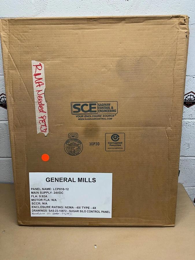 Used Saginaw Control 36P30 White Backplate *NEW*