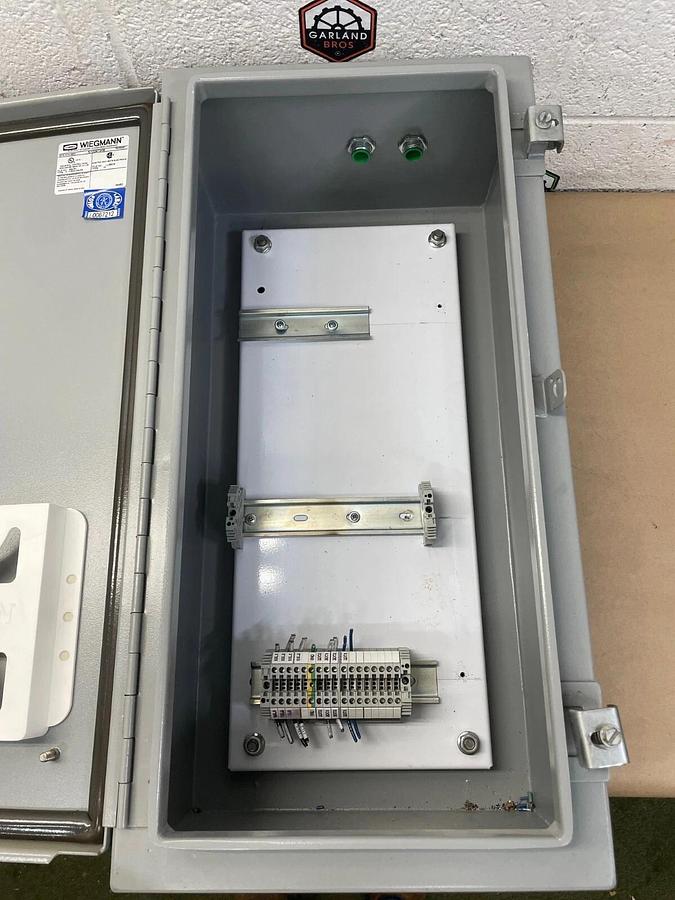 Used Wiegmann N12241208 Enclosure, H:24” W:12” D:8”
