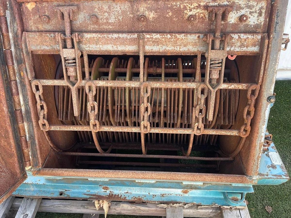 Used Champion 30X22 Hammer Mill w/ Reliance 125HP, 3750RPM Motor, S/N 102149