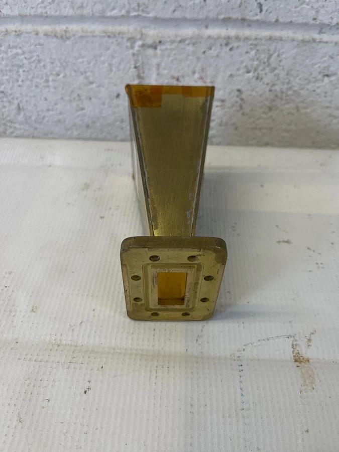 Used Penn Engineering 9046-4B15-NN WR-112 Flange- CPRG Brass Horn 15 dB