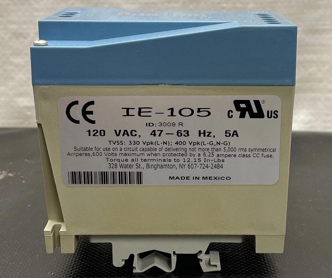 Used Islatrol Elite IE-105 Active Tracking Filter, 120 VAC,47-63 Hz, 5A