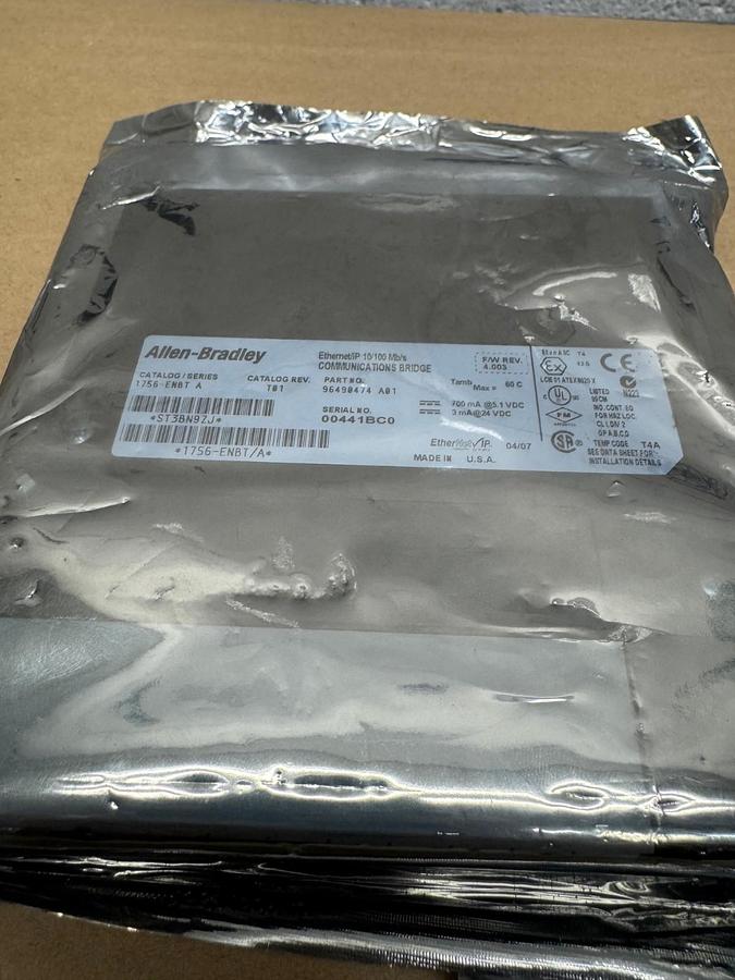 Allen Bradley 1756-ENBt ControlLogix Ethernet/IP Comms Module *NEW*